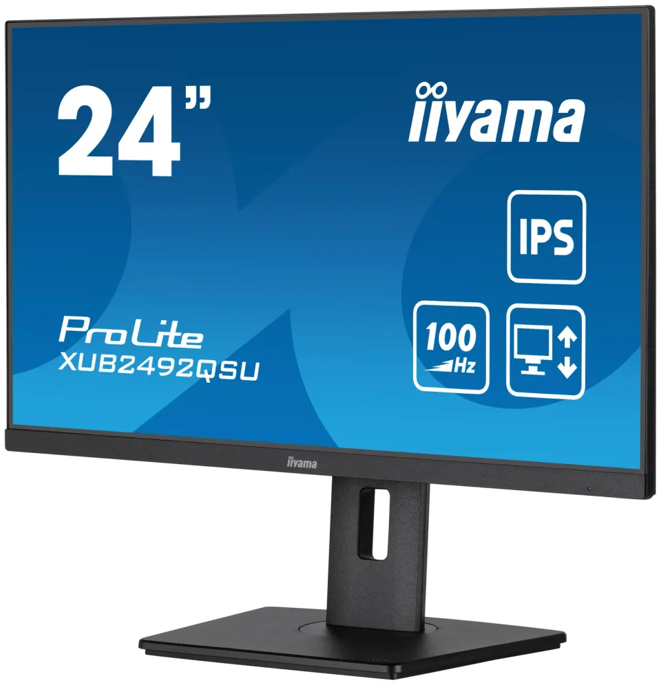 iiyama ProLite/XUB2492QSU-B1/23,8"/IPS/QHD/100Hz/0,5ms/Black/3R