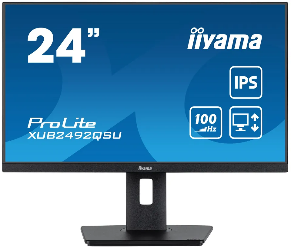 iiyama ProLite/XUB2492QSU-B1/23,8"/IPS/QHD/100Hz/0,5ms/Black/3R