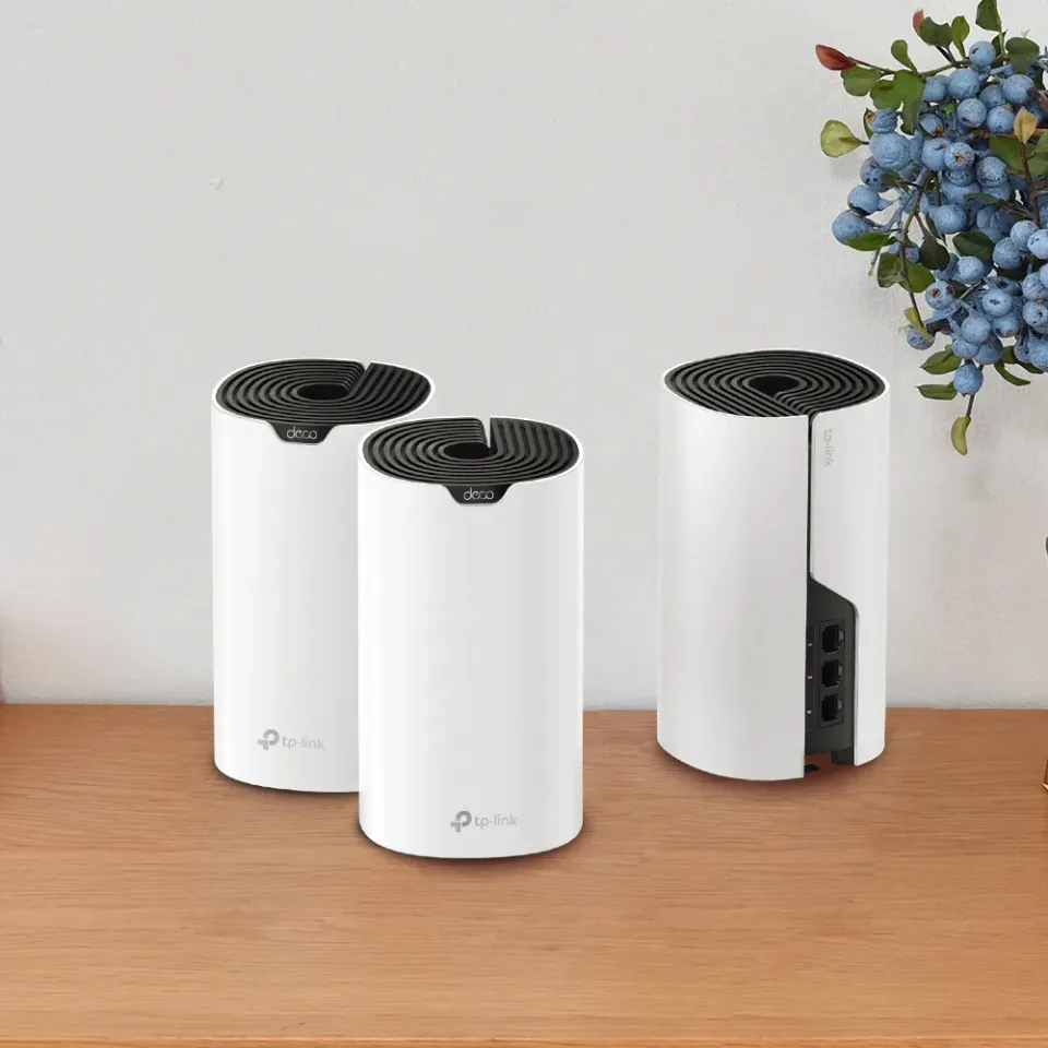 TP-Link Deco S7(3-pack) Mesh systém AC1900 s Wi-Fi pro celoplošné pokrytí domácn