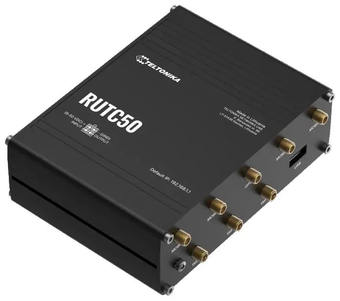 Teltonika RUTC50 průmyslový router, 5G, Dual SIM, WiFi 6
