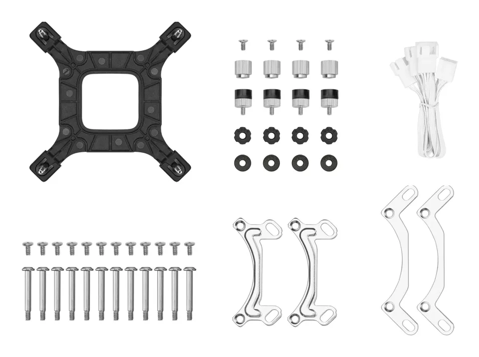 DEEPCOOL Vodní chladič LE360 WH V2, ARGB, 3x120mm, AM5, LGA1851, bílá