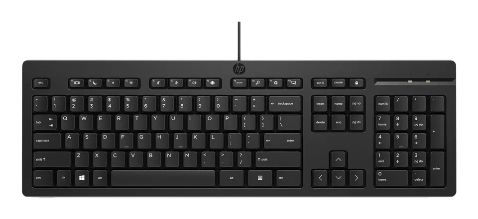 HP 125 G2 USB Wired Keyboard Bulk12