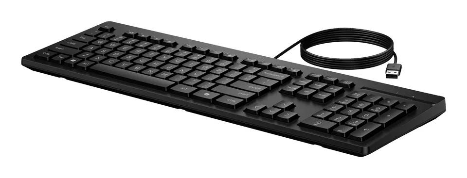 HP 125 G2 USB Wired Keyboard Bulk12