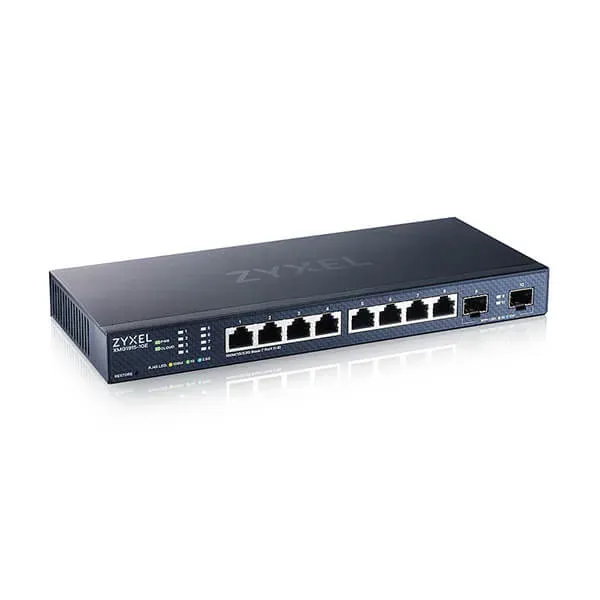Zyxel XMG1915-10E, 8-port 2.5GbE, 2 SFP+ Smart Switch, hybird mode, standalone or NebulaFlex Cloud