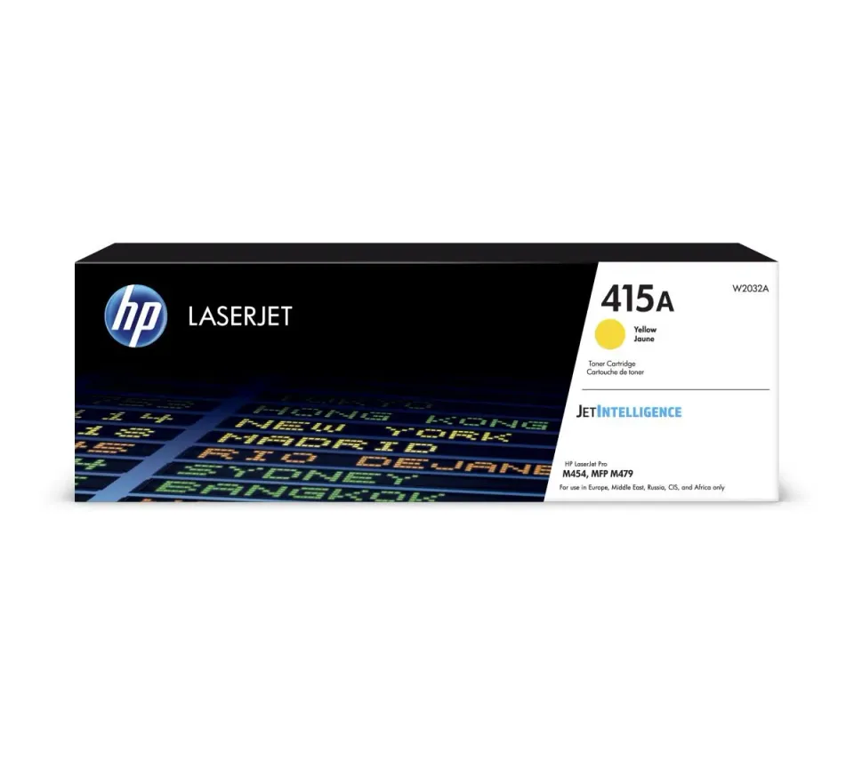 HP W2032A originální toner žlutý č.415A malý cca 2100 str. (yellow, pro HP CLJ M454, M479, Jetintelligence )