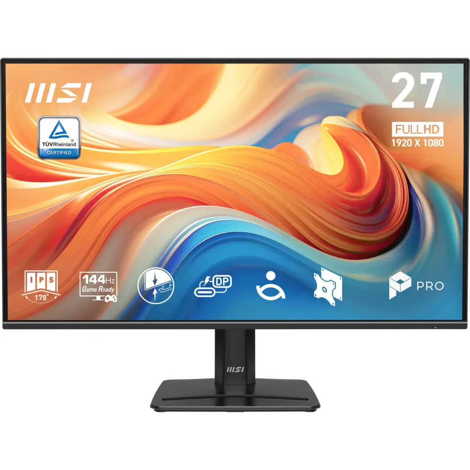 MSI monitor PRO MP272 E14C, 27"/FHD/IPS ,144Hz/1ms/HDMI/USB-C/černá