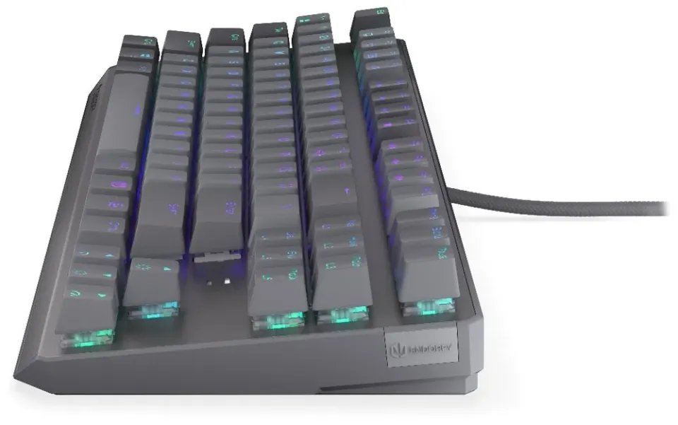 Endorfy Thock V2 TKL Klávesnice, herní, drátová, mechanická, Endorfy Red, US lay