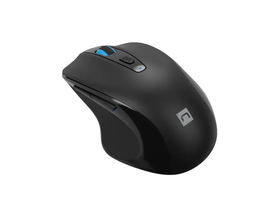 Natec optická myš PIGEON 2/4 000 DPI/Kancelářská/Optická/4 000 DPI/Drátová USB/Černá