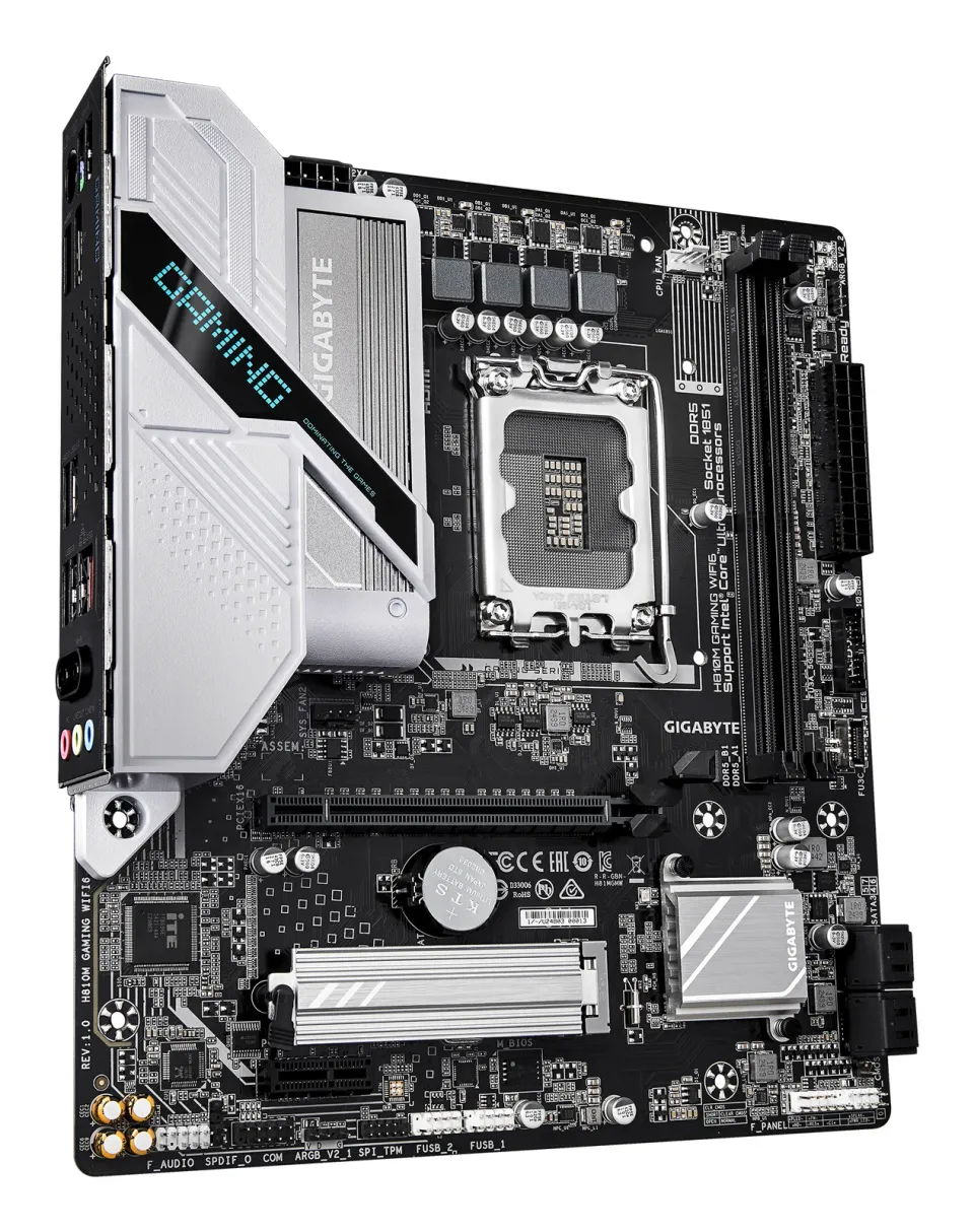 GIGABYTE MB Sc LGA1851 H810M GAMING WIFI6, Intel H810, 2xDDR5, 1xDP, 1xHDMI, WiFi, mATX