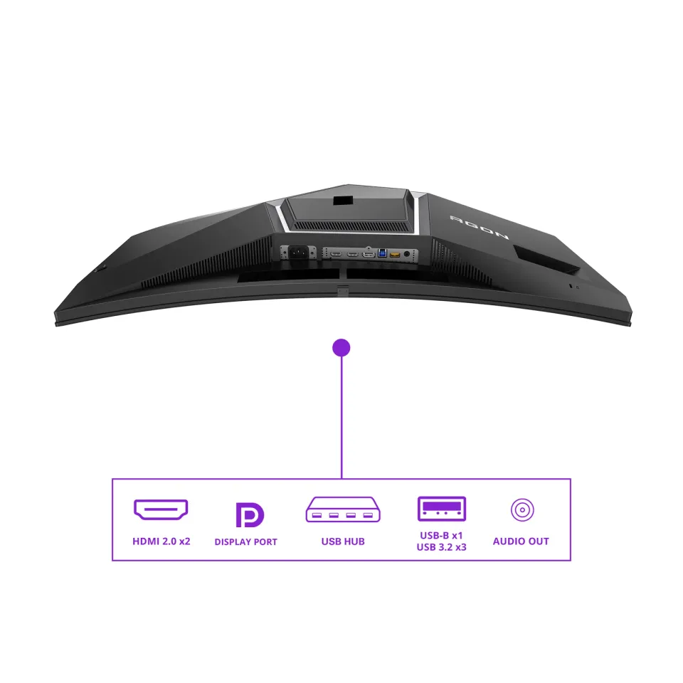 AOC AGON PRO/AG346UCD/34"/QD-OLED/3440x1440/175Hz/0,03ms/Black/3R