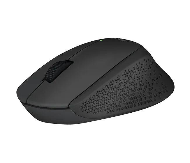 Logitech M280/Ergonomická/Optická/Pro praváky/1 000 DPI/Bezdrátová USB/Černá
