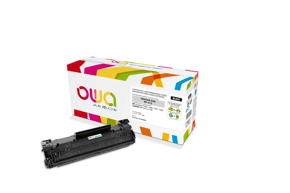 OWA Armor toner kompatibilní s HP P1005/1006, CB435A, 1500st, černá/black