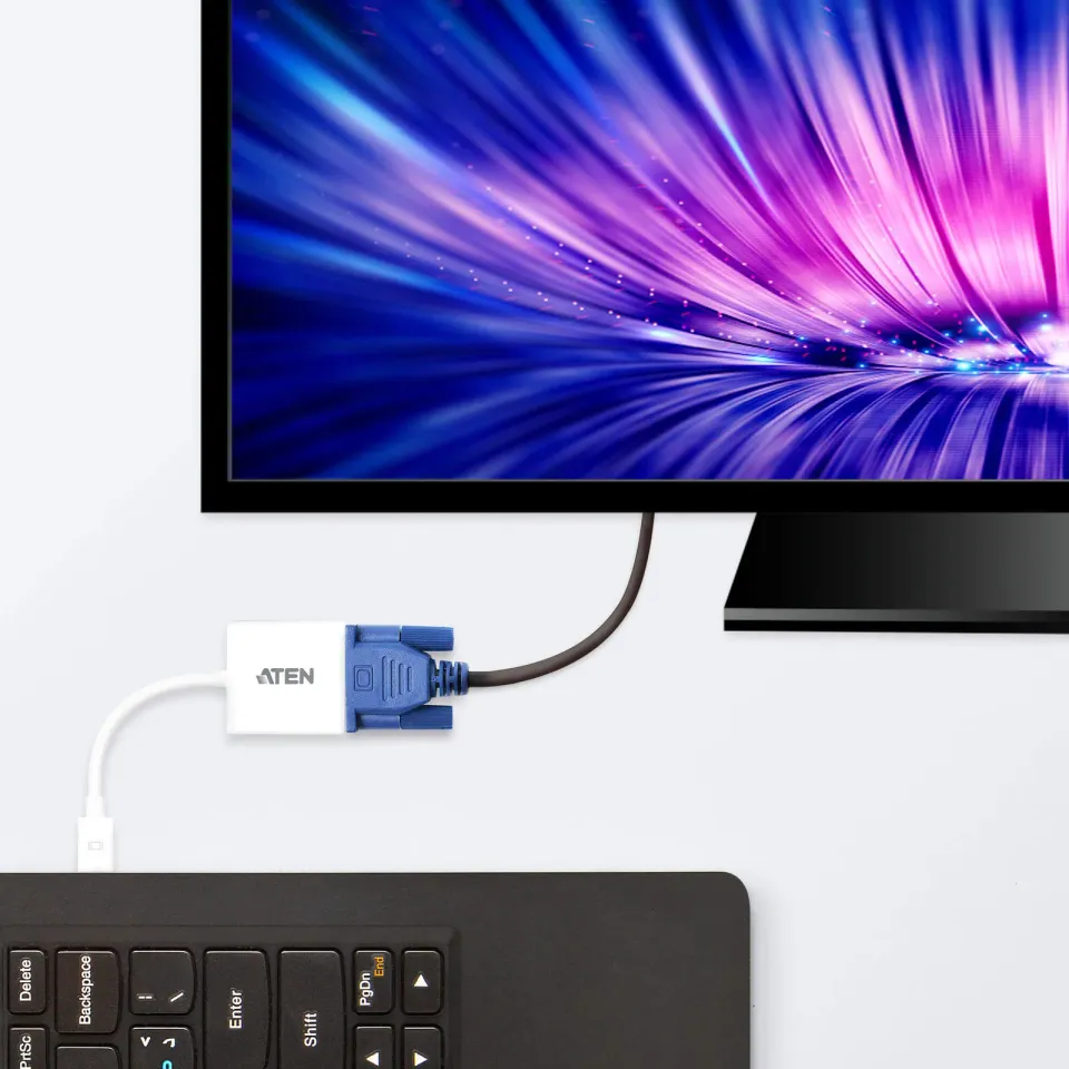 ATEN VC920-AT Mini DisplayPort(M) to VGA(F) Cable