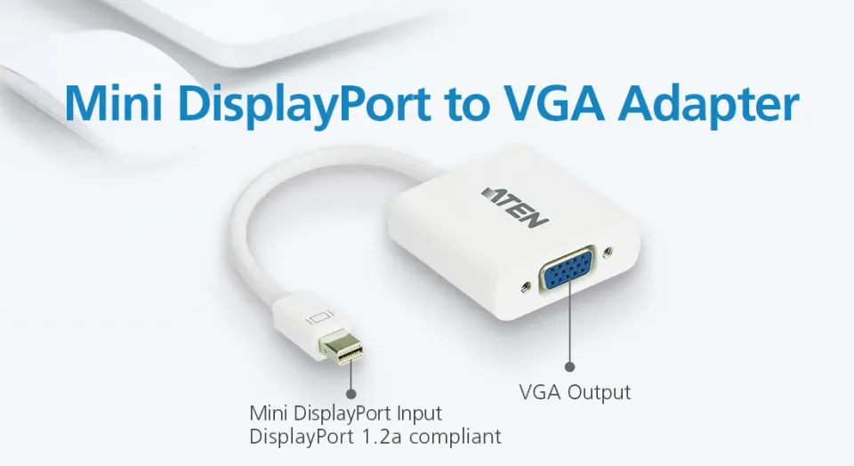 ATEN VC920-AT Mini DisplayPort(M) to VGA(F) Cable