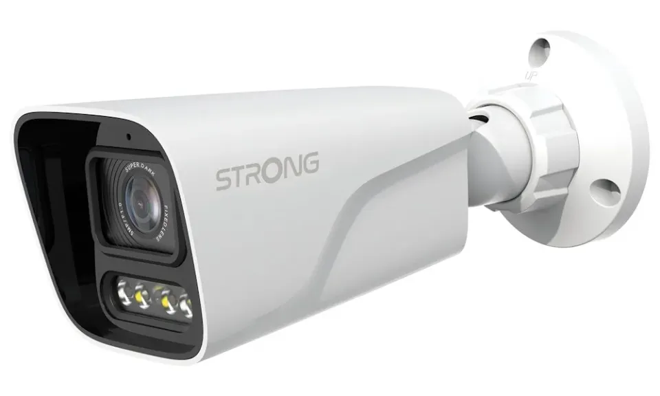 STRONG IP kamera BUL05SD0-P/ Bullet/ PoE/ LAN/ 5Mpix/ objektiv 4mm/ IP67/ duální vidění/ Super Dark/ ONVIF/ bílá