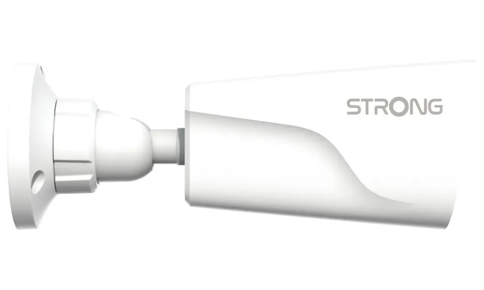STRONG IP kamera BUL05SD0-P/ Bullet/ PoE/ LAN/ 5Mpix/ objektiv 4mm/ IP67/ duální vidění/ Super Dark/ ONVIF/ bílá