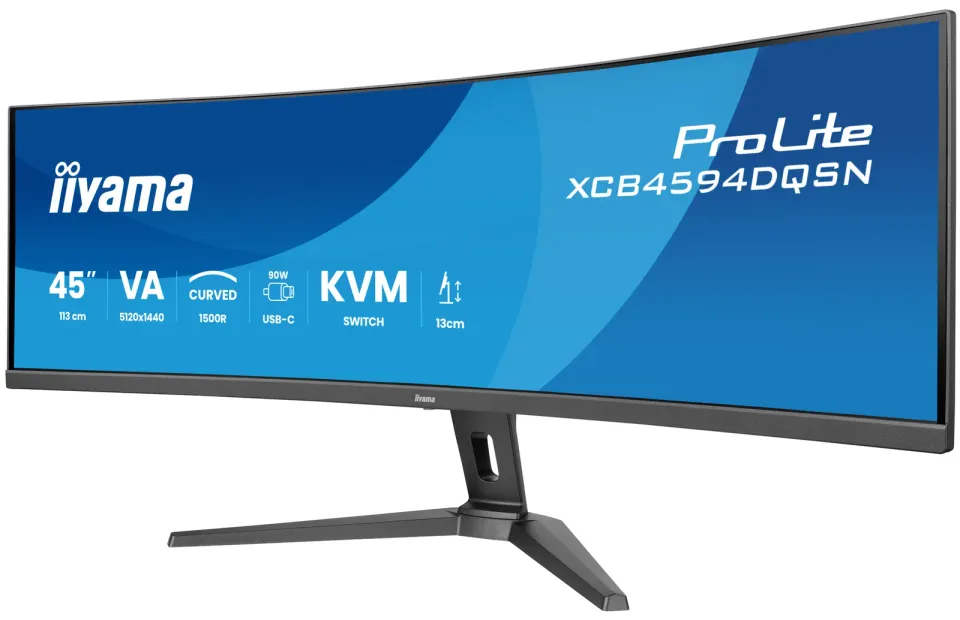 iiyama ProLite/XCB4594DQSN-B1/44,5"/VA/5120x1440/165Hz/0,8ms/Black/3R