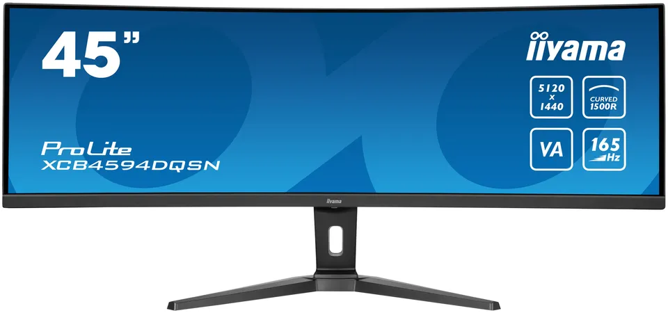 iiyama ProLite/XCB4594DQSN-B1/44,5"/VA/5120x1440/165Hz/0,8ms/Black/3R
