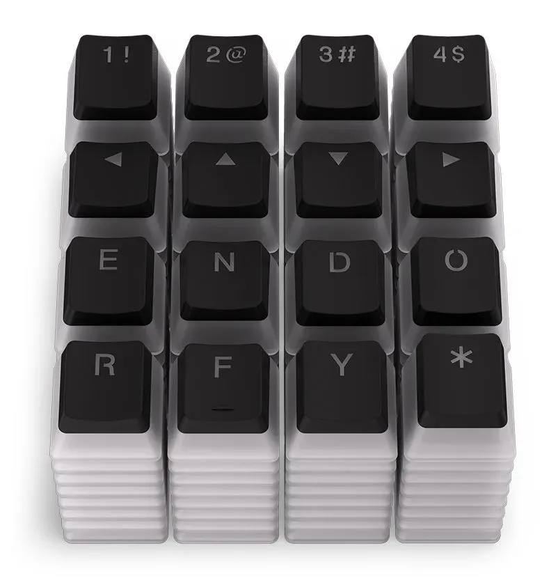 Endorfy set kláves PBT Pudding/104ks/černá