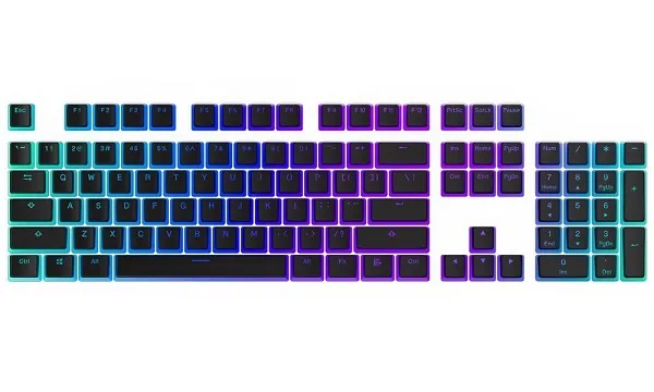 Endorfy set kláves PBT Pudding/104ks/černá