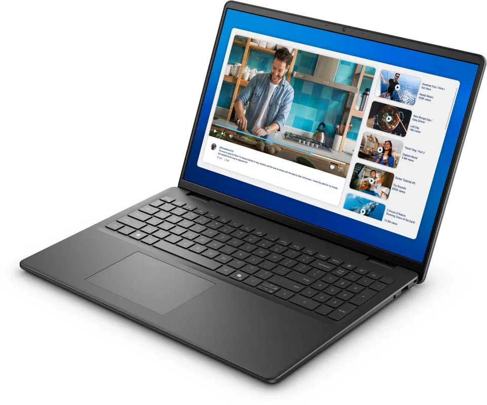 DELL NTB 16 DC16250/C5-120U/16GB/1TSSD/16" FHD+ /Integrated/FgrPr/3Cell/No AC Adapter/WLAN/Backlit Kb/W11P/3Y PS NBD