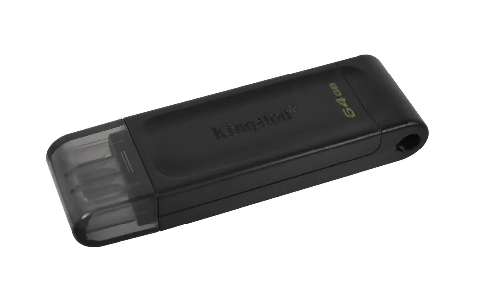 KINGSTON DataTraveler 70 64GB black USB3.2 Type-C Gen1 flash drive