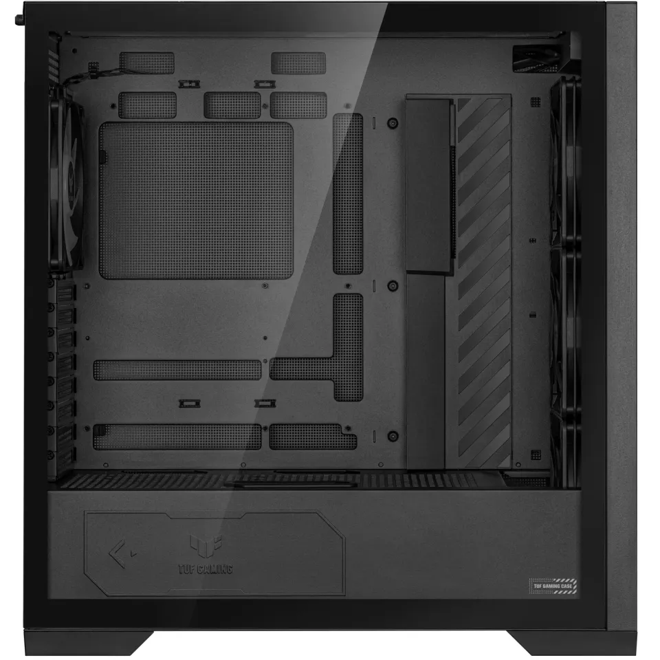 ASUS case TUF GAMING CASE (GT302) TG, Mid Tower, 4x 140mm ARGB Fan, černá