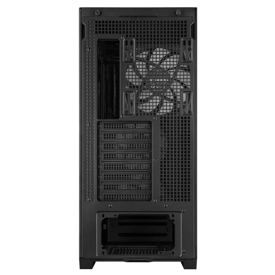 ASUS case TUF GAMING CASE (GT302) TG, Mid Tower, 4x 140mm ARGB Fan, černá