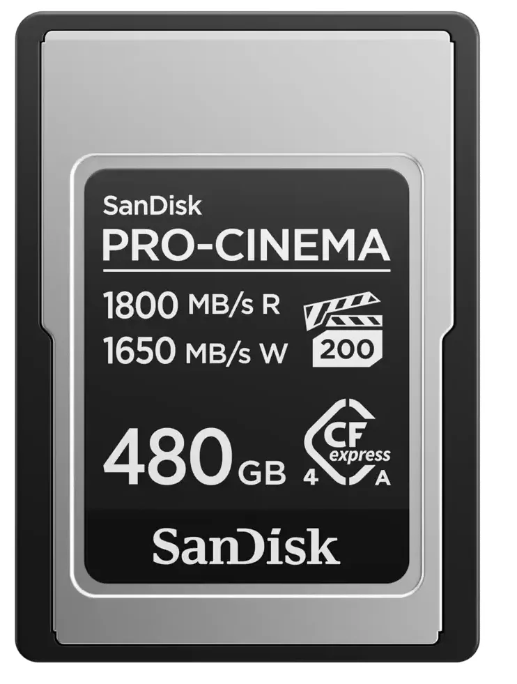SanDisk PRO-CINEMA CFexpress Type A Card 480GB