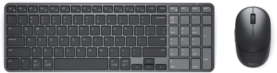 DELL PRO KM746 nabíjecí bezdrátová klávesnice a myš GER/ německá - černá