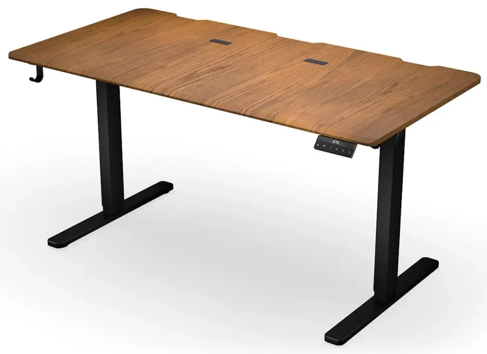 Endorfy Atlas L Electric Dark Wood,Herní stůl, motorizovaný, výškově stavitelný,