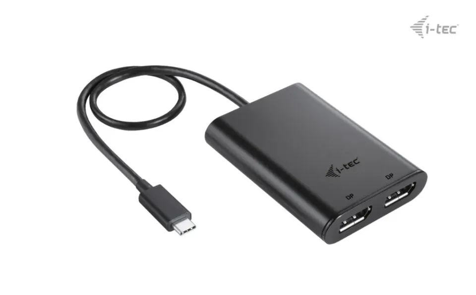 I-tec USB-C Dual 4K/60Hz (single 8K/30Hz) DP Video Adapter