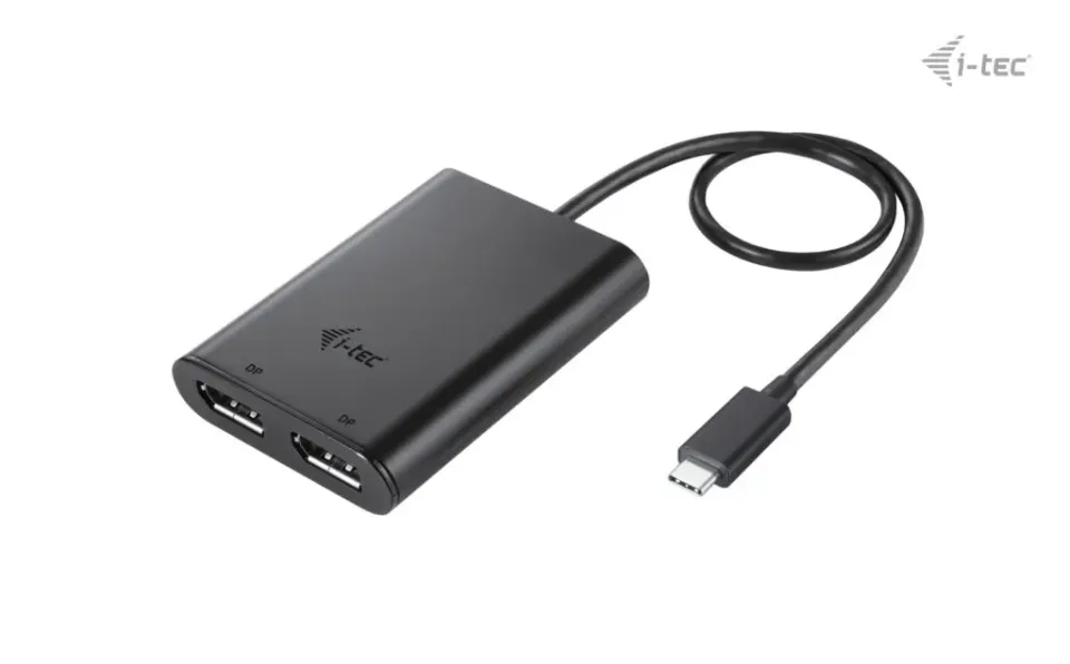 I-tec USB-C Dual 4K/60Hz (single 8K/30Hz) DP Video Adapter