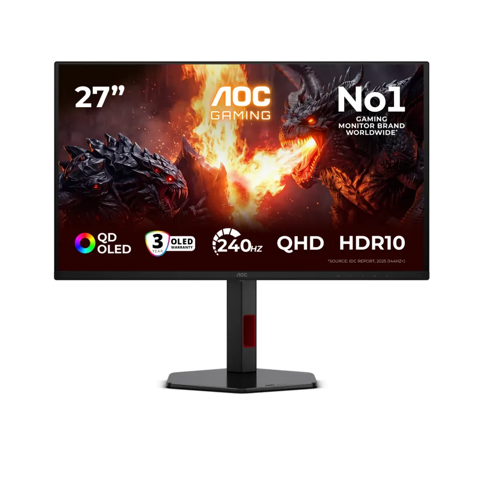 AOC Gaming/Q27G4ZDR/26,5"/QD-OLED/QHD/240Hz/0,03ms/Černá/3R