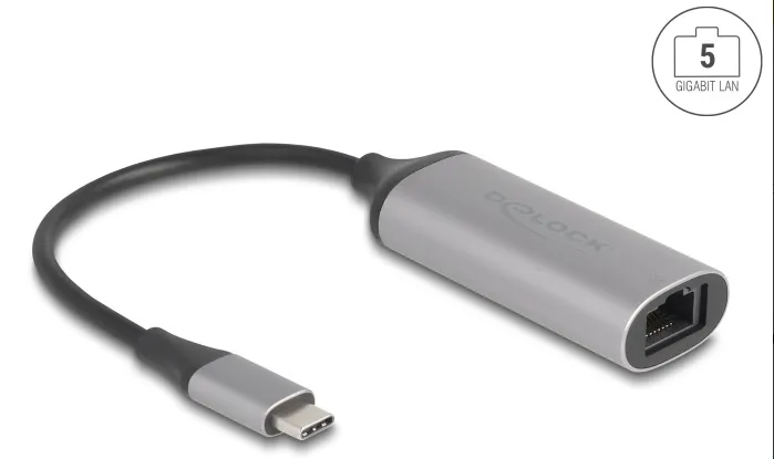 Delock Adaptér USB Type-C sítě 5 Gigabit LAN