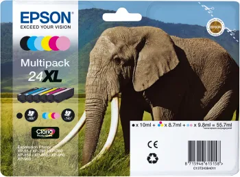 EPSON cartridge T2438 (magenta/cyan/yellow/light magenta/black/light cyan) multi