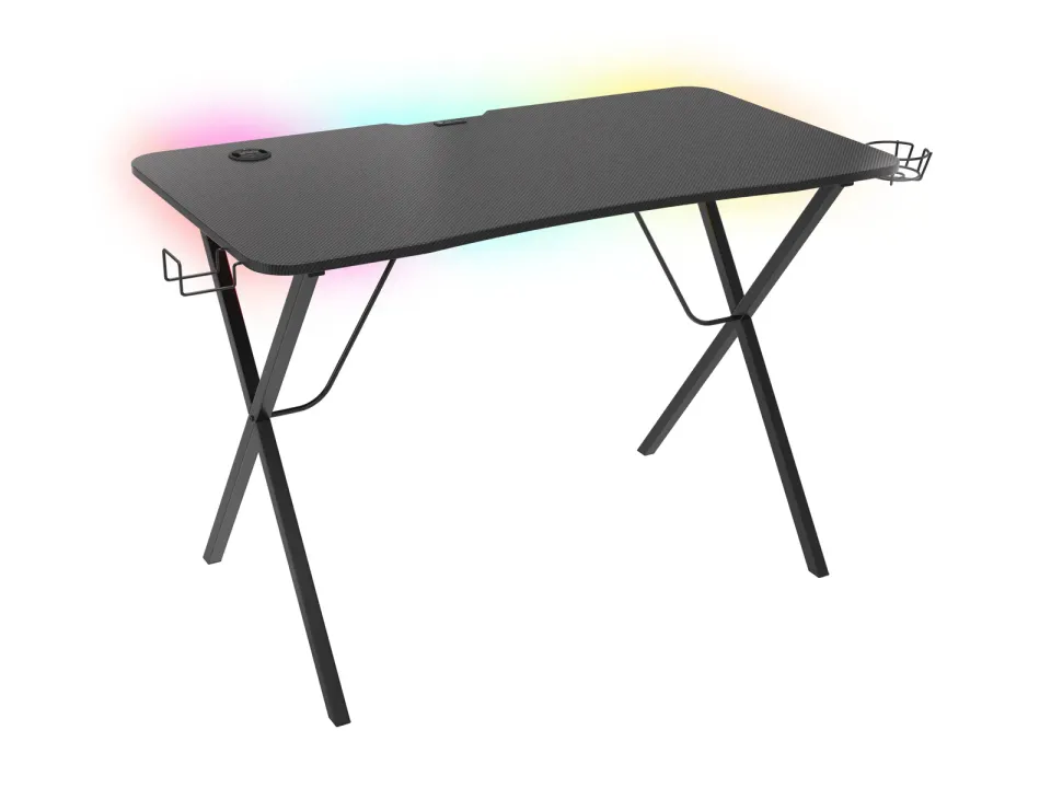 Genesis Holm 200 RGB - herní stůl s RGB podsvícením