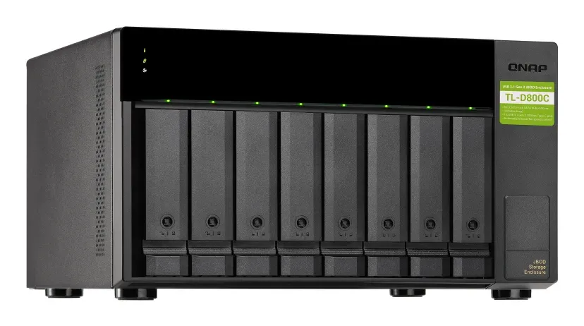 QNAP TL-D800C - úložná jednotka JBOD USB 3.2 (8x SATA), desktop