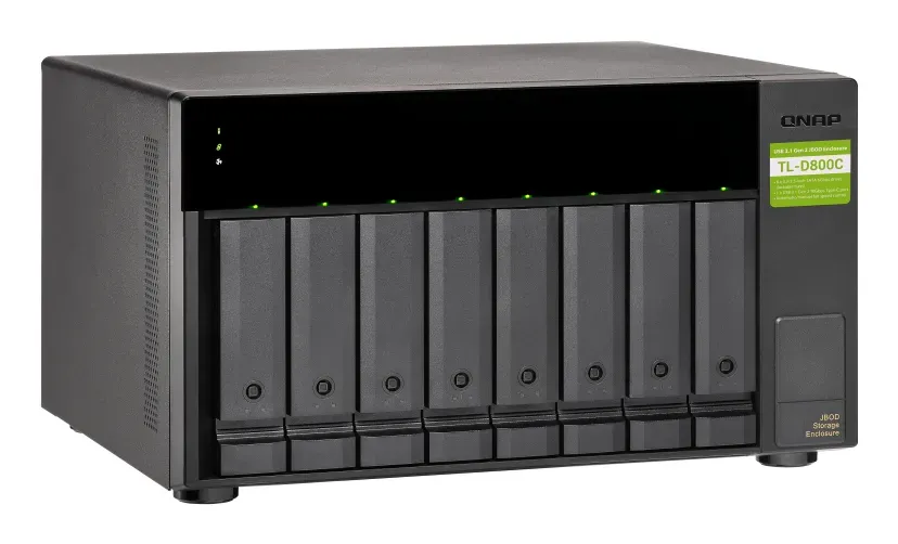 QNAP TL-D800C - úložná jednotka JBOD USB 3.2 (8x SATA), desktop