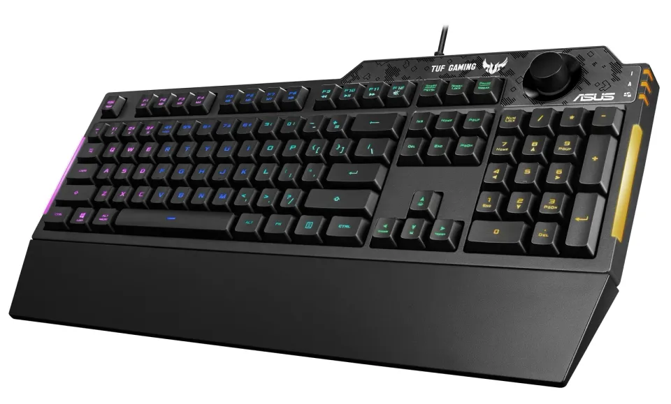 ASUS klávesnice TUF GAMING K1 (RA04), membránová, US, černá