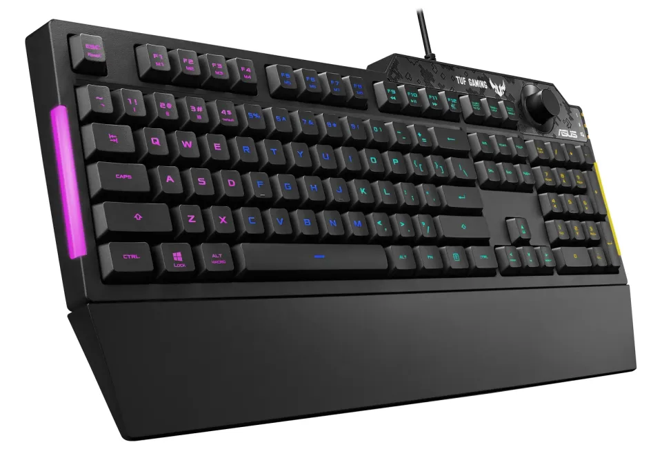 ASUS klávesnice TUF GAMING K1 (RA04), membránová, US, černá