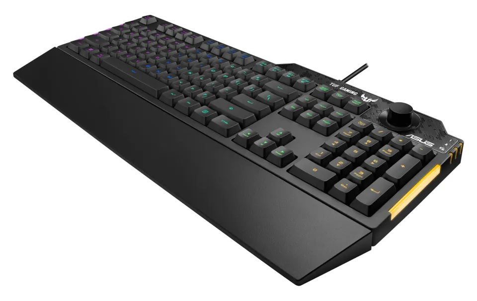 ASUS klávesnice TUF GAMING K1 (RA04), membránová, US, černá