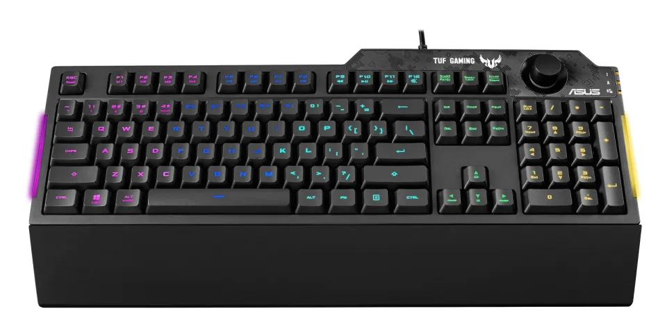 ASUS klávesnice TUF GAMING K1 (RA04), membránová, US, černá