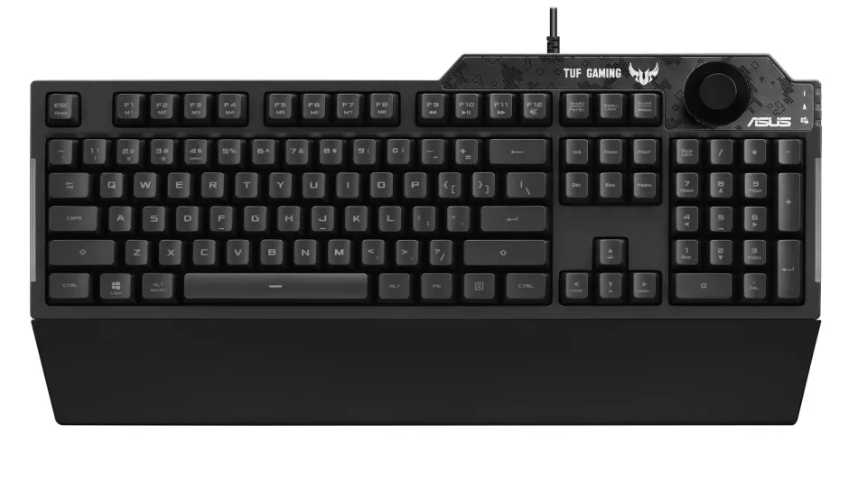 ASUS klávesnice TUF GAMING K1 (RA04), membránová, US, černá