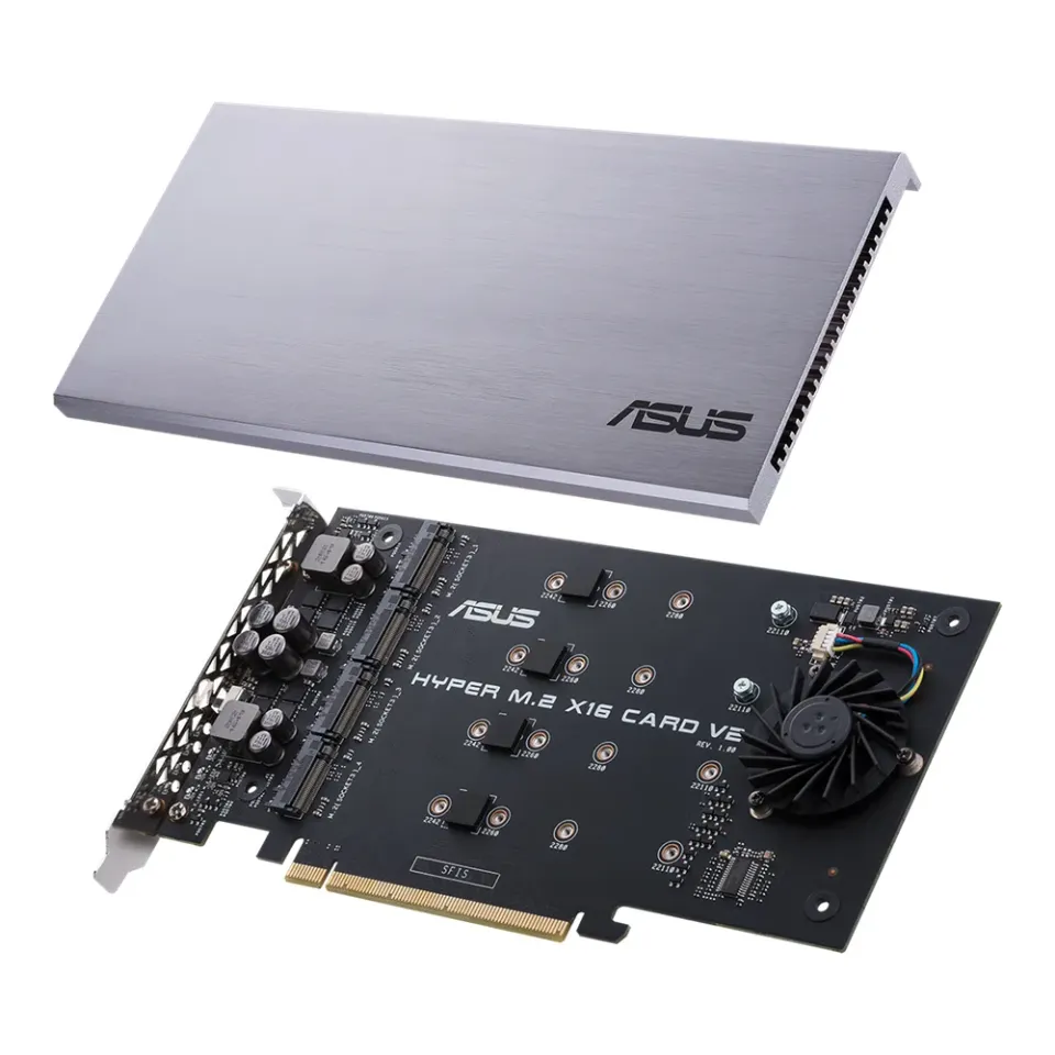 ASUS HYPER M.2 X16 CARD V2 - adaptér M.2 do PCIe