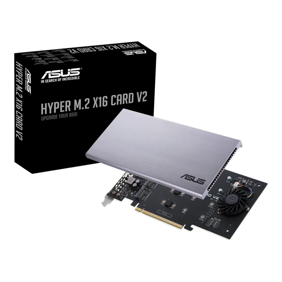 ASUS HYPER M.2 X16 CARD V2 - adaptér M.2 do PCIe