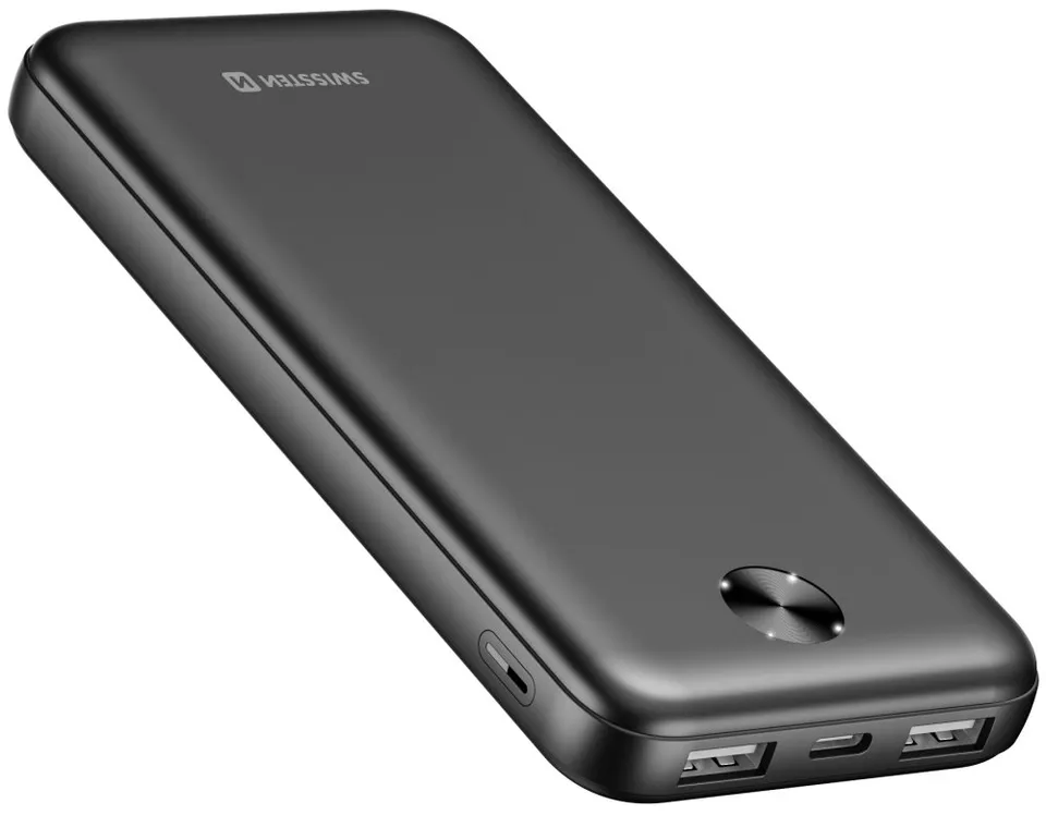 Swissten Power bank 10000 mAh WORX PRO - černá