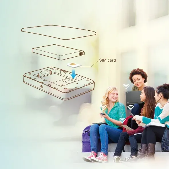 TP-LINK M7350 4G LTE modem/router Wireles N, 2550mAH rechargeable battery, micro SD, micro USB