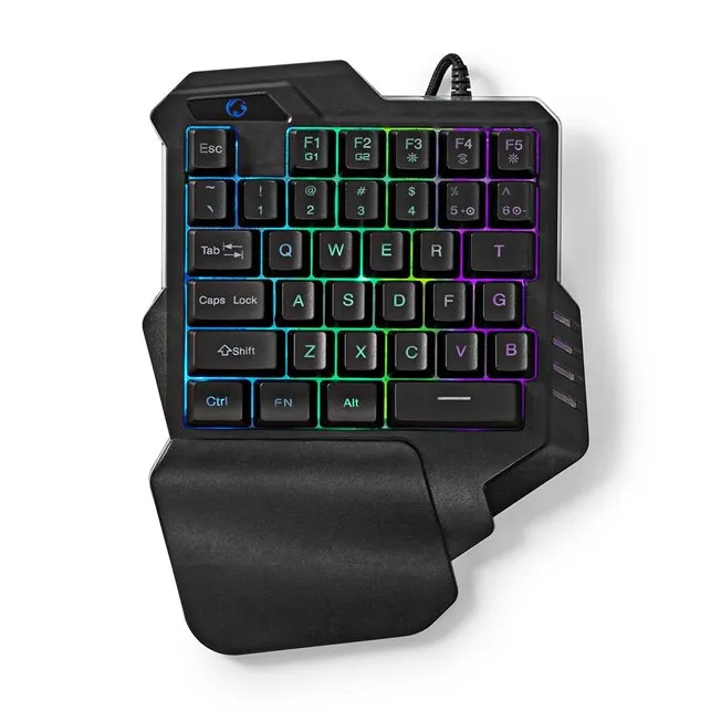 Nedis GKBDS110BK - Kabelová Herní Klávesnice | USB-A | Membránové Keys | RGB |