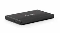 GEMBIRD externí box pro 2.5" zařízení, USB 3.0, broušený hliník, černá